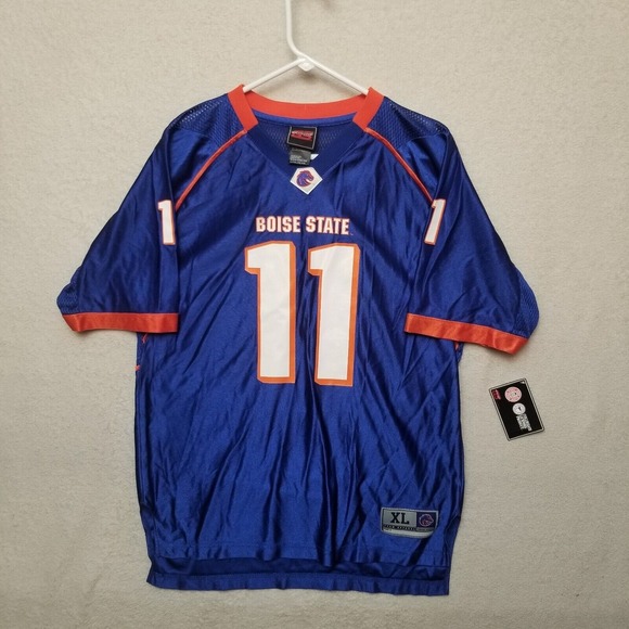 Vintage Team Boise State Football‎ GS Jersey YOUTH XL  #11  Blue/Orange  NCAA - Picture 1 of 7